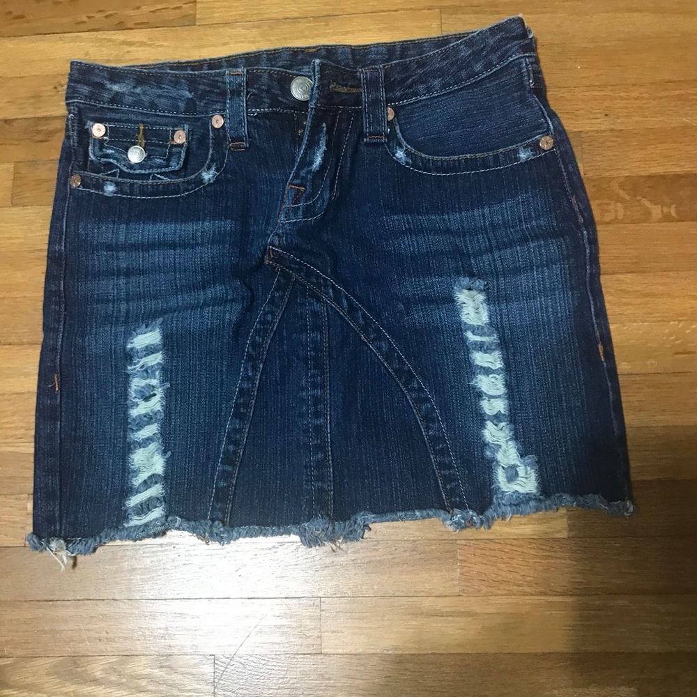 True Religion Jean Skirt